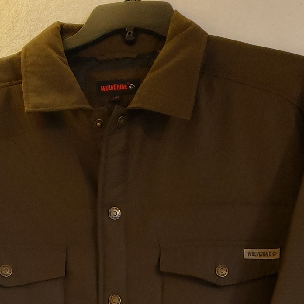 Wolverine Men's Brown Shirt Jacket